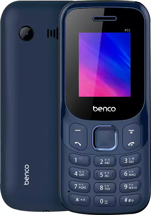 موبايل بينكو P11، ثنائي الشريحة، ذاكرة داخلية 32 ميجابايت، رامات 32 ميجابايت، شبكة الجيل الثاني، أزرق