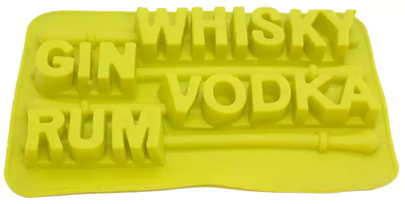 Litters Silicone Ice Mold, Yellow