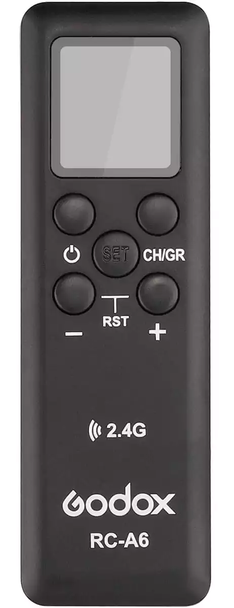 مشغل فلاش كاميرا جودوكوس مستطيل،  ريموت كنترول سهل الاستخدام، أسود RC-A6