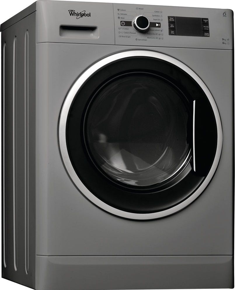 Whirlpool Front Loading Washing Machine, 9 Kg, Silver, WWDC 9614 S
