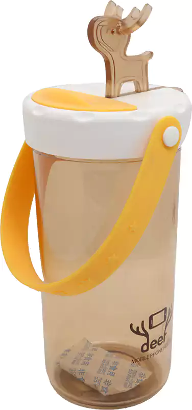 زجاجة مياه رياضية 700مل - أصفر