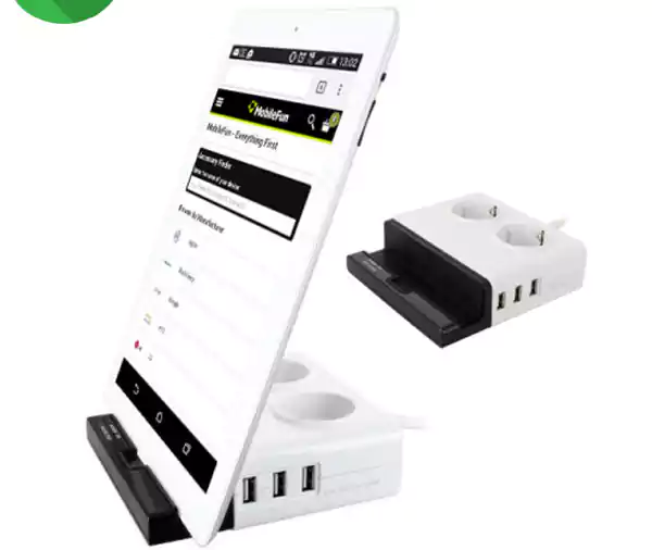 Energizer Fast wall mobile home charger and USB Electric switch , white