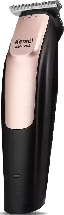 ماكينة حلاقة كهربائية للرجال كيمي، قابلة لإعادة الشحن، أسود، KM-3202
