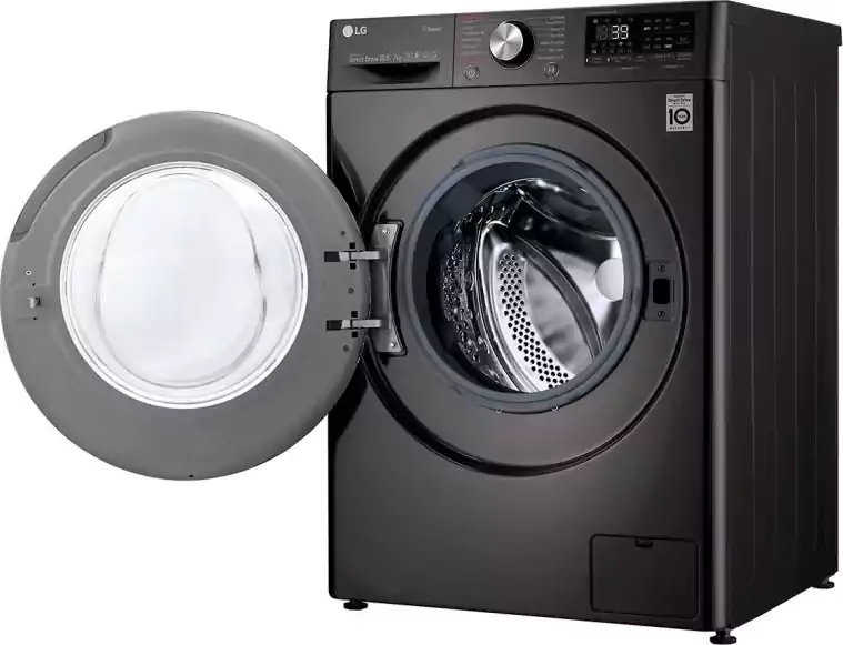 LG Front Loading Washing Machine, 10.5 kg, Digital Screen, Black, F4V9RCP2E