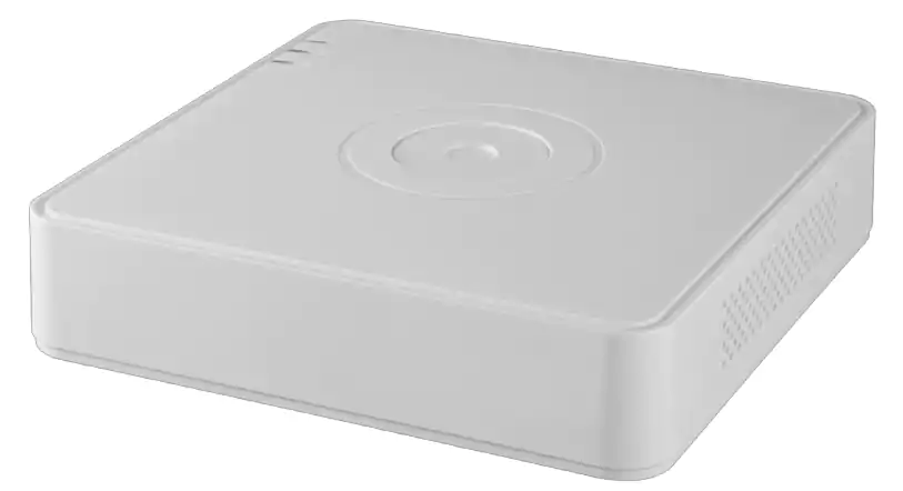 مسجل فيديو رقمي هيك فيجن، 8  قنوات، -DS-7104HQHI-K1، أبيض