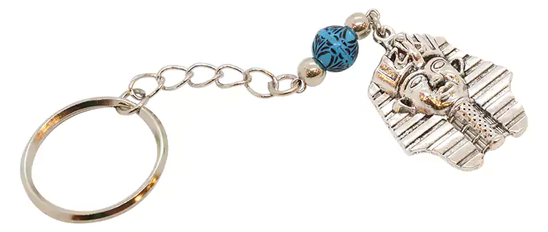 ميدالية معدن علي شكل فرعوني - فضي