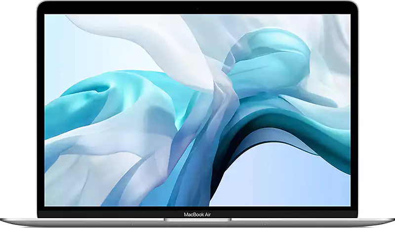 لاب توب ابل ماك بوك اير A2337، معالج Apple M1 chip with 8-core CPU and 7-core GPU، رامات 8 جيجابايت، 256 جيجابايت SSD هارد، شاشة 13 بوصة، macOS، رمادي