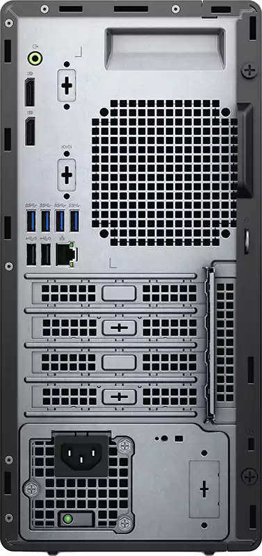 كمبيوتر مكتبي ديل اوبتي بلكس 3090، بمعالج من الجيل العاشر، Intel® Core™ i5-10505، رامات 4 جيجابايت، 1 تيرابايت HDD هارد، كارت شاشة مدمج Intel UHD، دوس