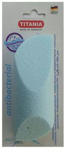 حجر خفاف للعناية بالأقدام من تيتانيا، مقشر للبشرة وكعب القدم دون ضرر، أزرق فاتح M- 13091