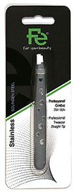 Fe Professional Side Tip Tweezer, Silver 003