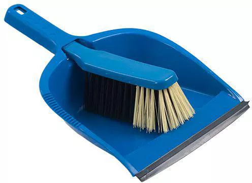 مقشة بالجاروف توأم هلال من الهلال و النجمة الذهبية - ازرق