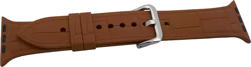 استيك ساعة سيلكون  42-44 MM- بني