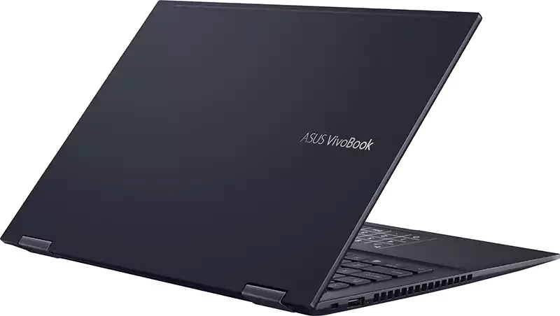 Asus VivoBook Flip 14 TM420UA-EC005T Laptop, AMD Ryzen™ 5 5500U, 8GB RAM, 512GB SSD, AMD Radeon™ Graphics, 14 Inch FHD, Windows 10, Black