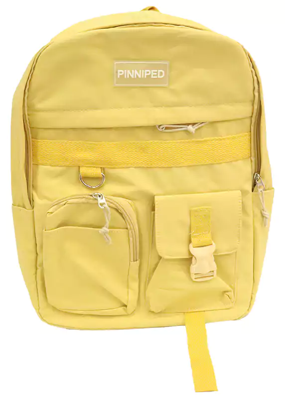 شنطة مدرسية باللون الأصفر من بيني بيد للبنات