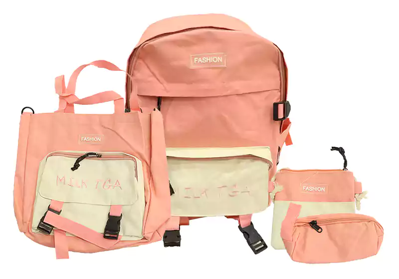 طقم شنطة 4 قطع - برتقالي