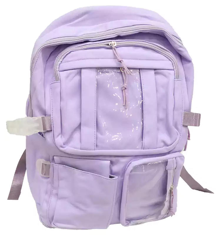 شنطة ظهر باللون البنفسجي