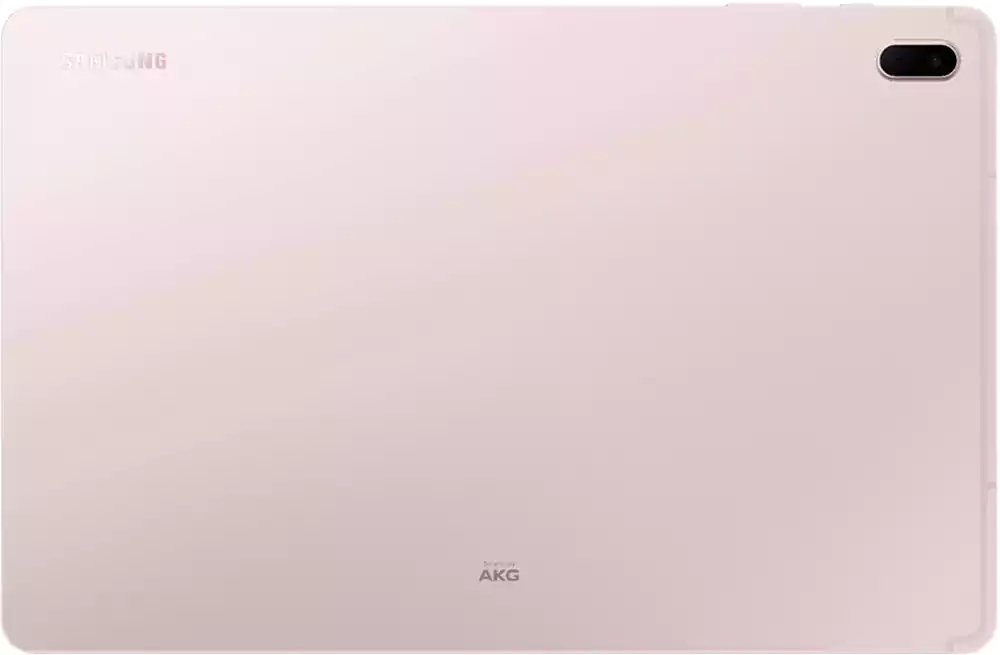 تابلت سامسونج جلاكسي S7 ، شاشة 12.4 بوصة، ذاكرة داخلية 128 جيجابايت، رامات 6 جيجابايت، شبكة الجيل الرابع إل تي إي، وردي