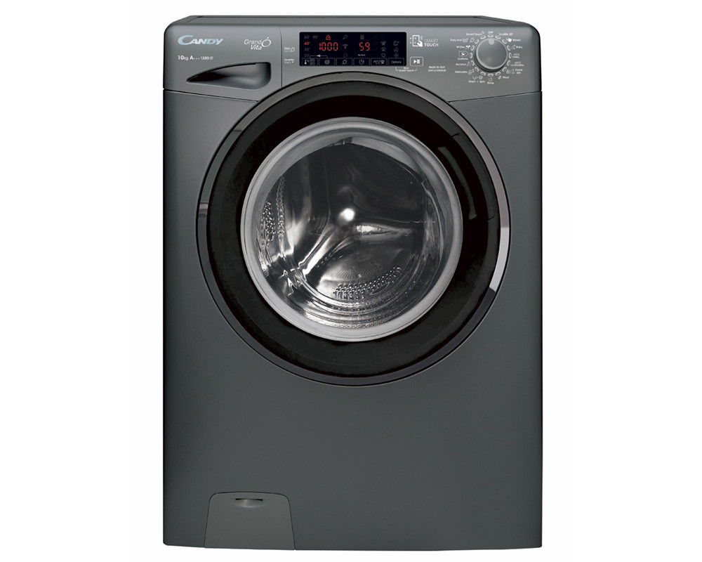 Candy Front Loading Washing Machine, 10Kg, Inverter, White, GVS1310THN3R-EGY