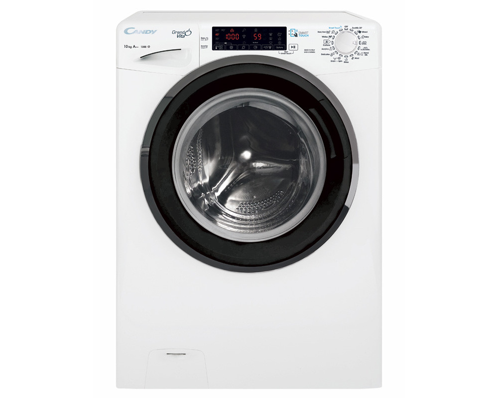 Candy Front Loading Washing Machine, 10Kg, Inverter, White, GVS1310THN3-EGY
