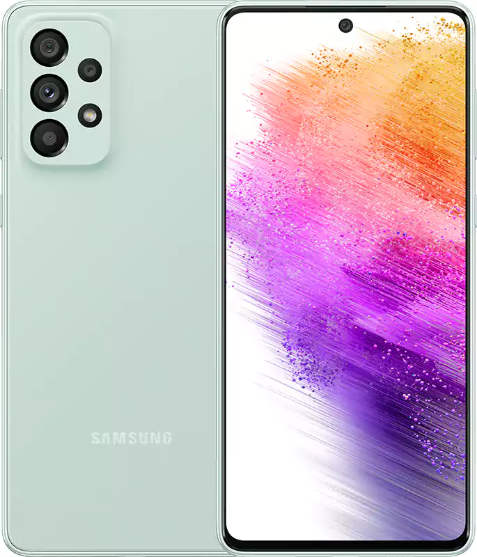 Samsung Galaxy A73 Dual SIM Mobile, 256GB Internal Memory, 8GB RAM, 5G Network, Green