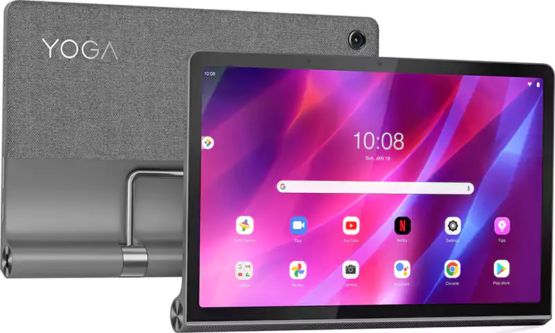Lenovo Yoga Tab 11 Tablet, 11 Inch Display, 128 GB Internal Memory, 4 GB RAM, 4G Network, Gray