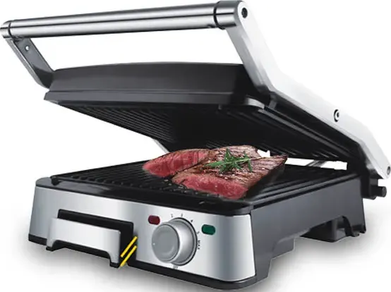 شواية كهربائية دي إس بي، 1800 وات، فضي، KB1045