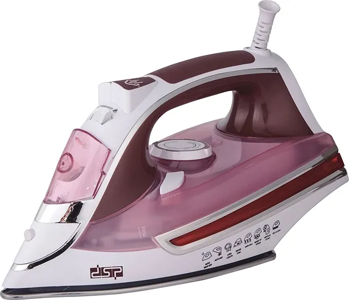 مكواة ملابس بالبخار دي إس بي، 2000 واط، قاعدة سيراميك، أزرق، KD1036