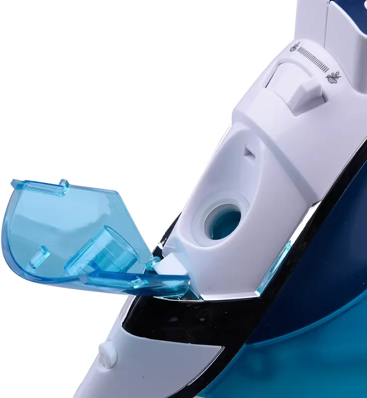 مكواة ملابس بالبخار دي إس بي، 2000 واط، قاعدة سيراميك، أزرق، KD1036