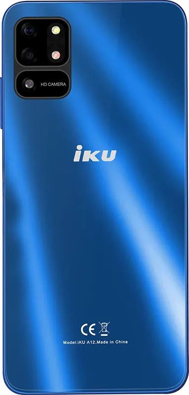 IKU A12 Dual SIM Mobile , 64GB Internal Memory, 4GB RAM, Twilight Blue