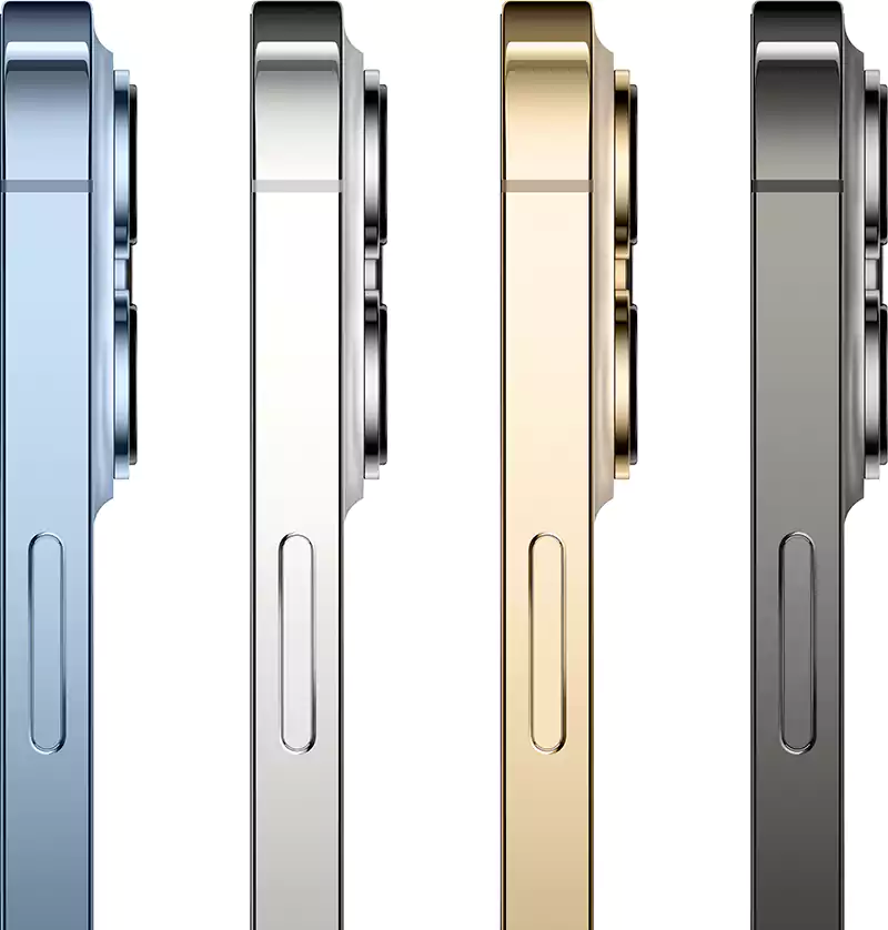 موبايل ايفون 13 برو، شريحة واحدة، ذاكرة داخلية 128 جيجابايت، رامات 6 جيجابايت، شبكة الجيل الخامس، أزرق