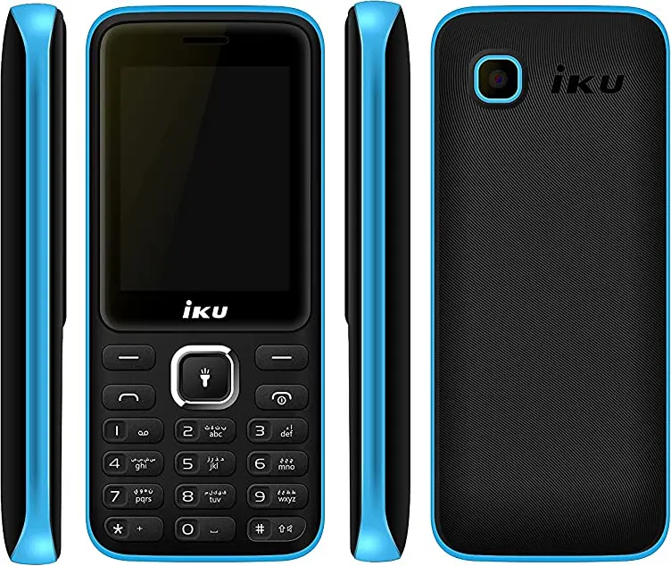 موبايل اي كي يو R240، ثنائي الشريحة، ذاكرة داخلية 32 ميجابايت، رامات 32 ميجابايت، شبكة الجيل الثاني، أزرق