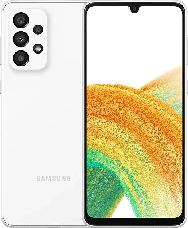 Samsung Galaxy A33 Dual SIM Mobile, 128GB Internal Memory, 8GB RAM, 5G Network, White
