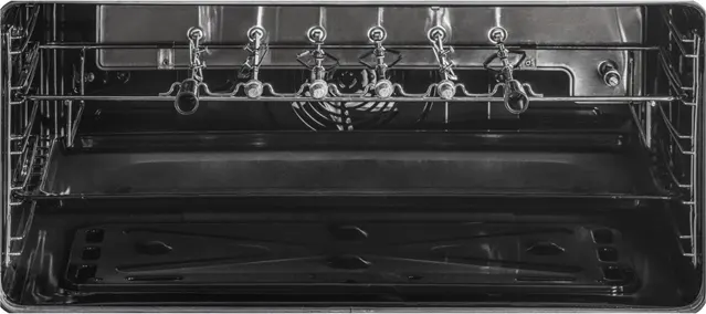 Zanussi Taste Max Plus COOKER, 90 x 60 cm, 5 burners, full safety, digital screen, fan, silver, stainless steel, ZCG92696XA
