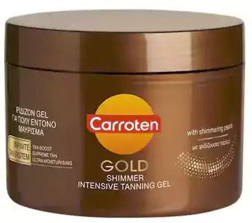 Carroten Tanning Gel Gold Shimmer Intense 150ml