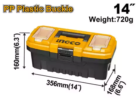 INCO INGCO PBX1401 . Plastic Tool Bag 14 Inch