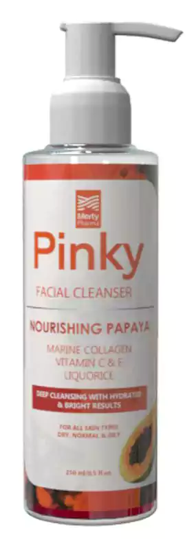 غسول وجه جل بابايا من بينكى 250 مل