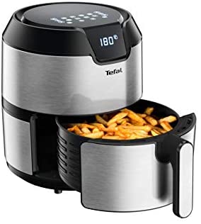 Tefal Easy Fry Air Fryer without oil, 1500 Watt, 4.2 Liter, Digital, Silver EY401D27