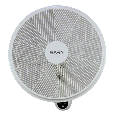 مروحة حائط ساري، 18 بوصة، ريموت كنترول، أبيض، SRWFW-21012