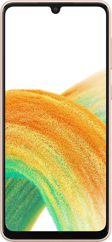 Samsung Galaxy A33 Dual SIM Mobile, 128GB Internal Memory, 8GB RAM, 5G Network, Orange