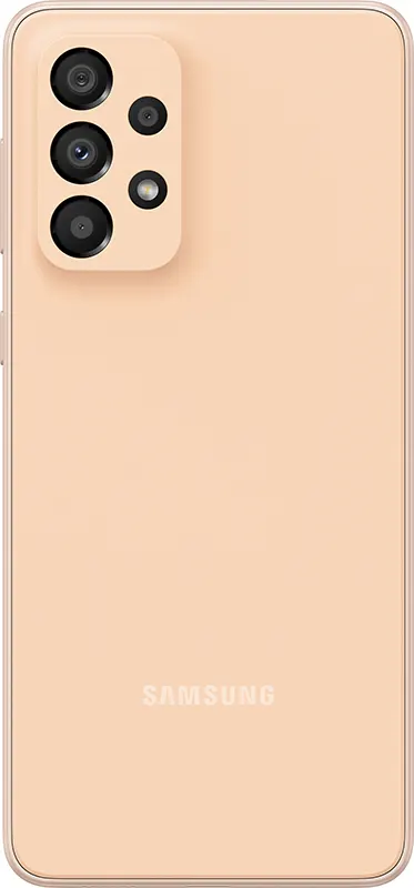 Samsung Galaxy A33 Dual SIM Mobile, 128GB Internal Memory, 8GB RAM, 5G Network, Orange