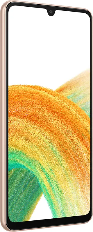 Samsung Galaxy A33 Dual SIM Mobile, 128GB Internal Memory, 8GB RAM, 5G Network, Orange
