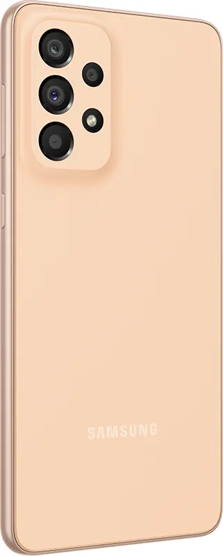 Samsung Galaxy A33 Dual SIM Mobile, 128GB Internal Memory, 8GB RAM, 5G Network, Orange