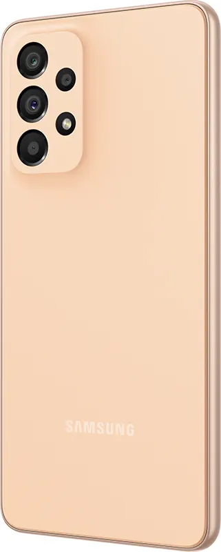 Samsung Galaxy A33 Dual SIM Mobile, 128GB Internal Memory, 8GB RAM, 5G Network, Orange