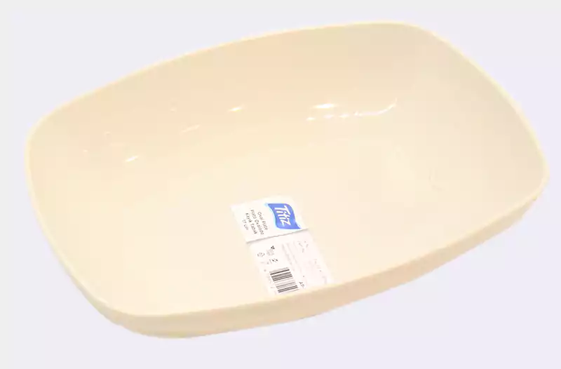 Titiz oval plate, 17 cm, beige, 9102