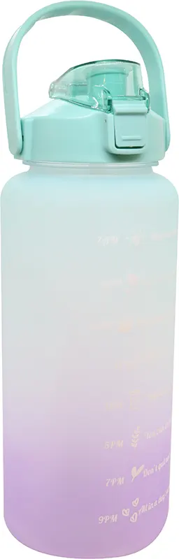 زجاجة مياه رياضية 2 لتر - ألوان متعددة