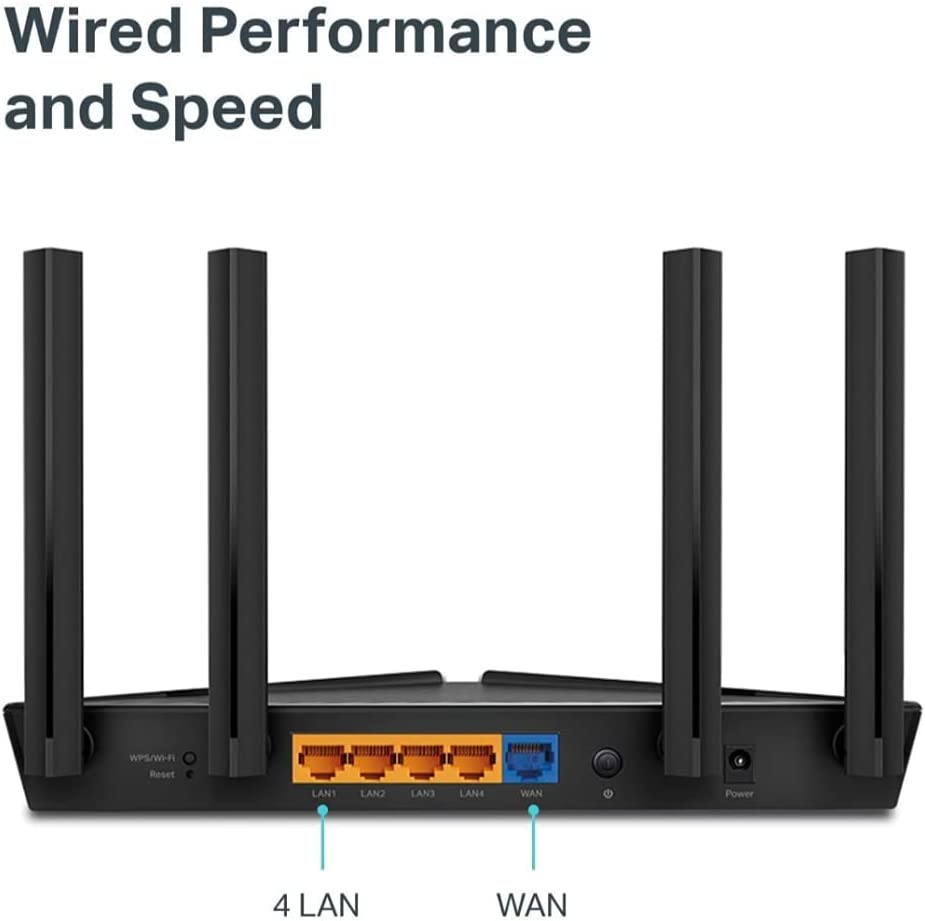 TP-Link WiFi 6 AX1500 Archer AX10, Smart WiFi, Triple-Core CPU, Gigabit, Dual Band, OFDMA, MU MIMO, Works with Alexa, Wireless Router, Black