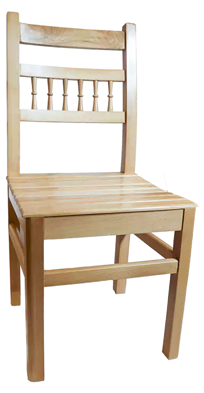 كرسي للكبار خشب - بيج