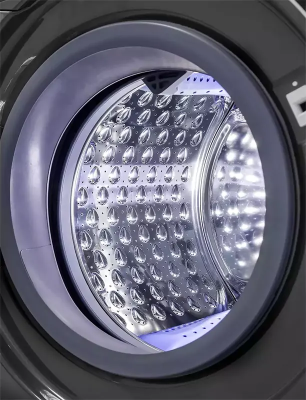 غسالة ملابس فول اوتوماتيك كريازي، تحميل أمامي، 9 كجم، رمادي، KW 1209