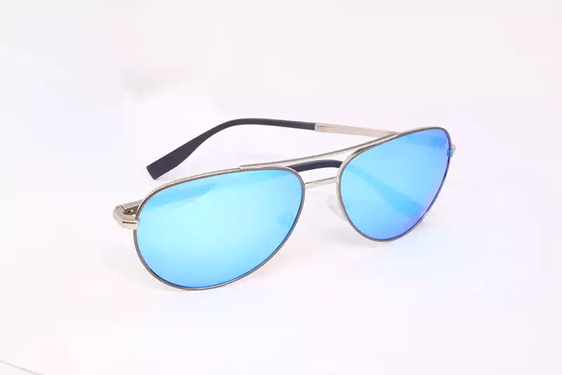 نظارة شمس رجالي بوس، تصميم كلاسيك، إطار معدني، أزرق 002