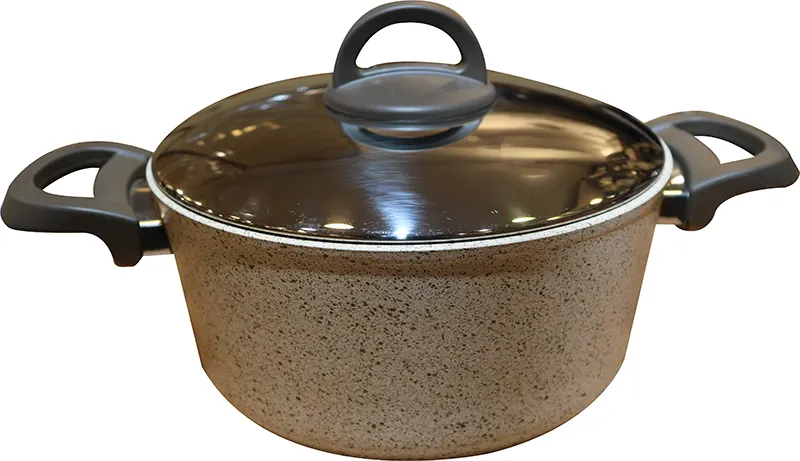 حله جيرانيت كوكين غطاء ستيل مقاس 22 -بيج